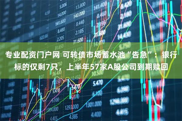 专业配资门户网 可转债市场蓄水池“告急”：银行标的仅剩7只，上半年57家A股公司到期赎回