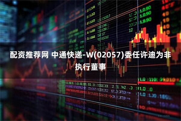 配资推荐网 中通快递-W(02057)委任许迪为非执行董事