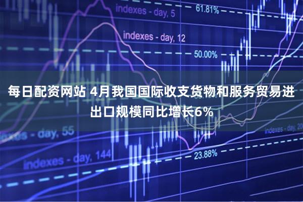 每日配资网站 4月我国国际收支货物和服务贸易进出口规模同比增长6%